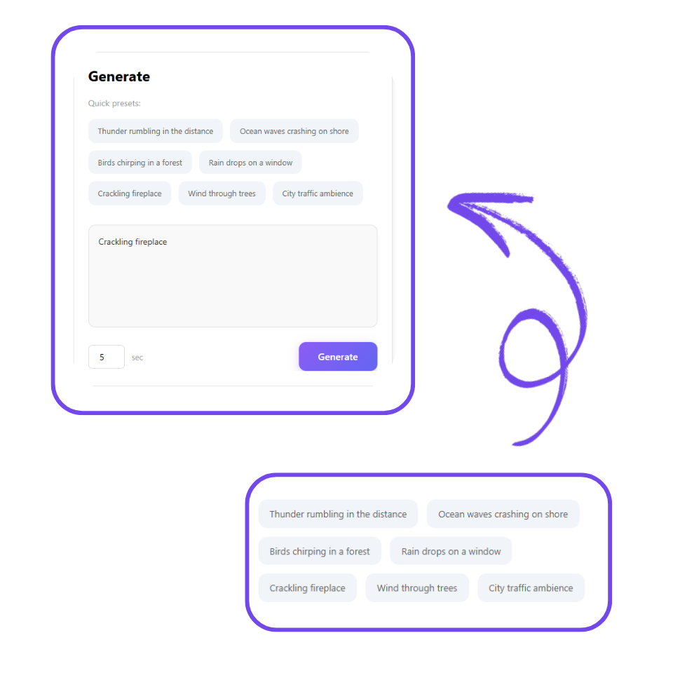 Step 1: Enter Your Sound Description
