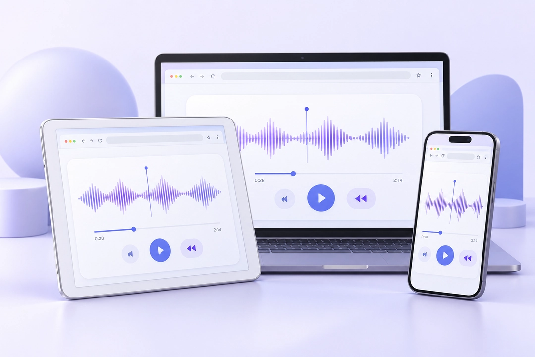 Audio reverser across devices