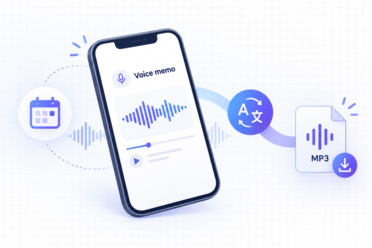 Voice message translation on phone