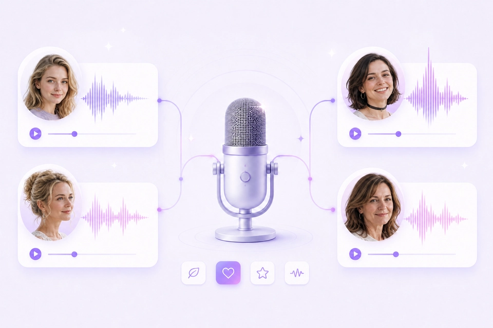 逼真的 AI 女声质量