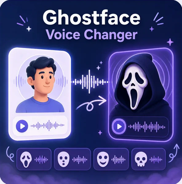Human to Ghostface-style voice