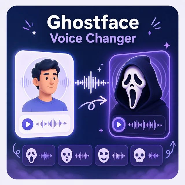 人声转换为 Ghostface 风格声音