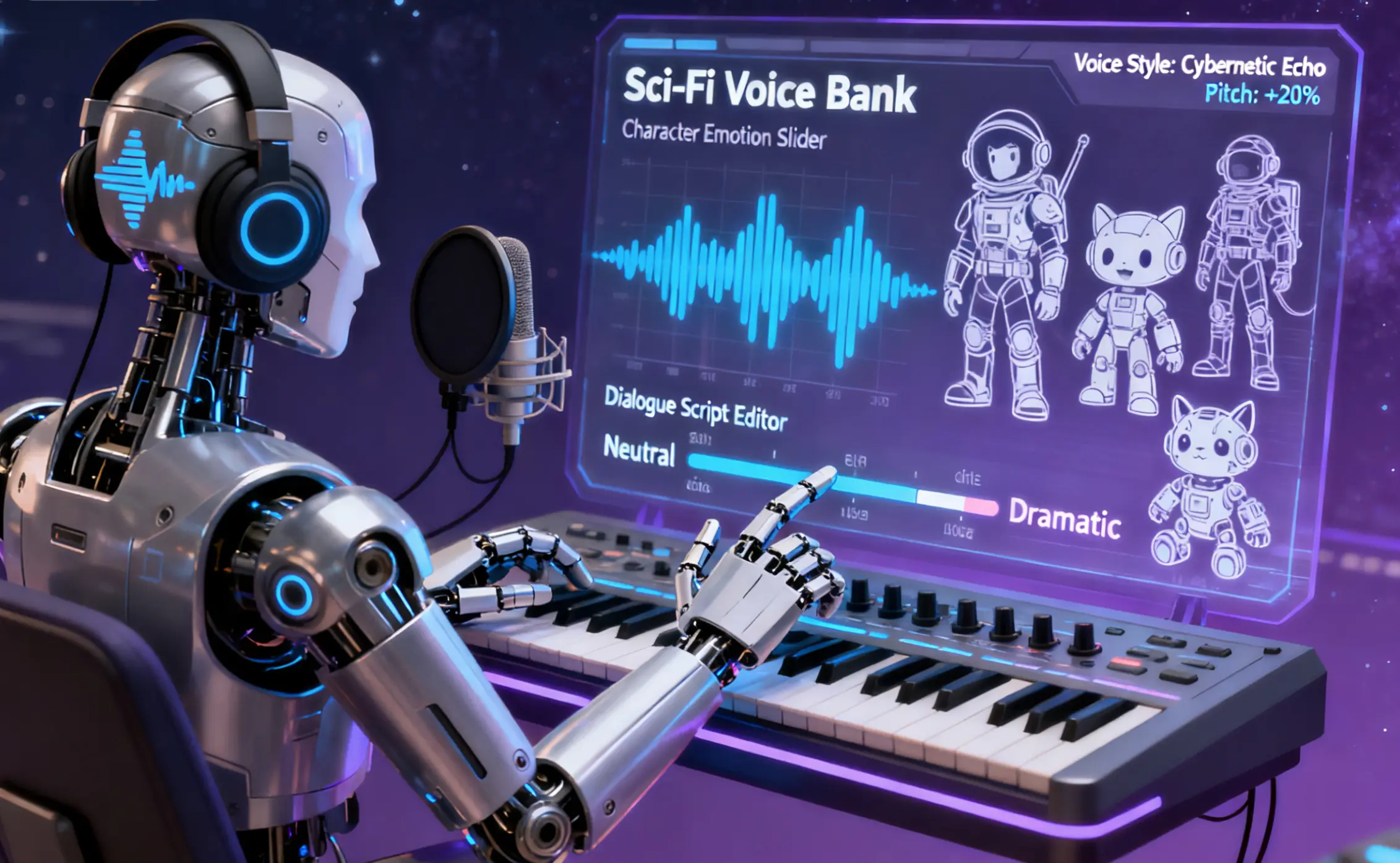 Robot Game Voice Acting