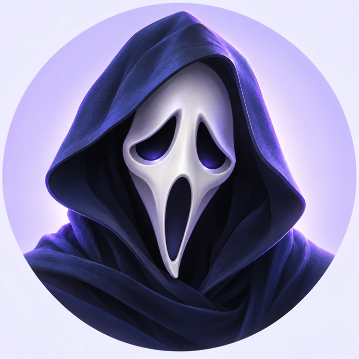 Hooded masked phantom