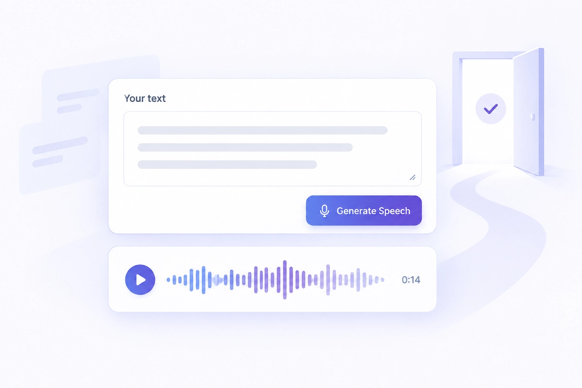 Turn text or files to audio