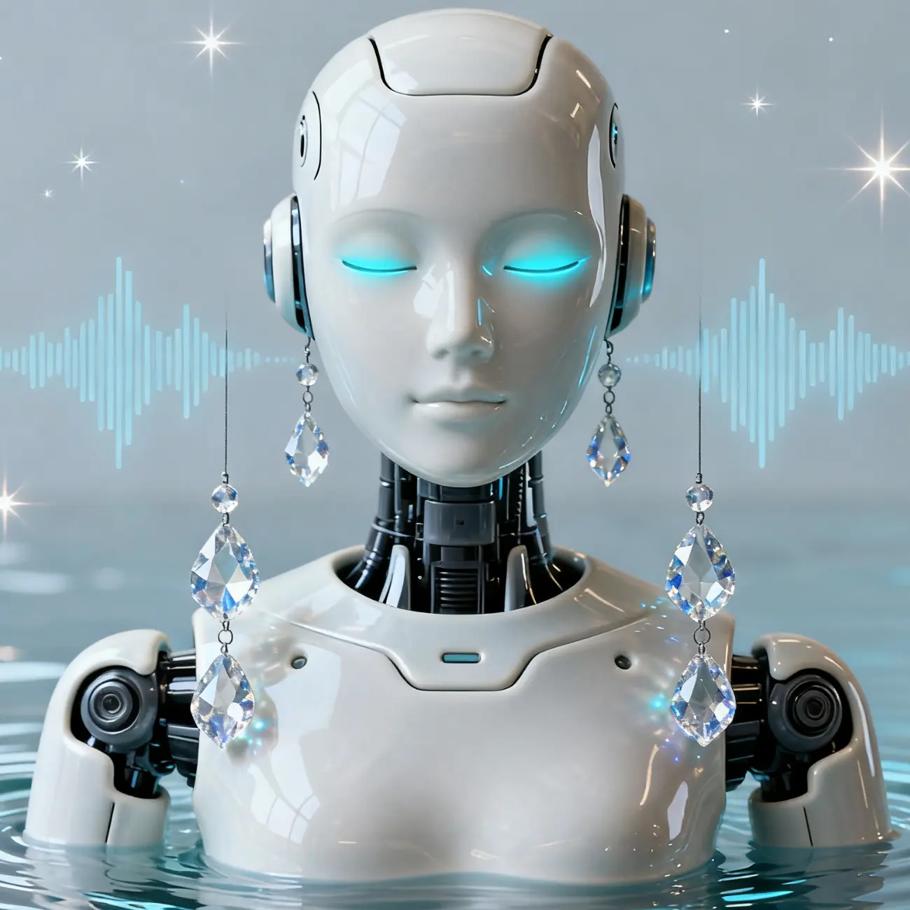 冷静女性机器人