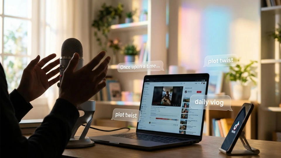 tiktok voice for storytelling