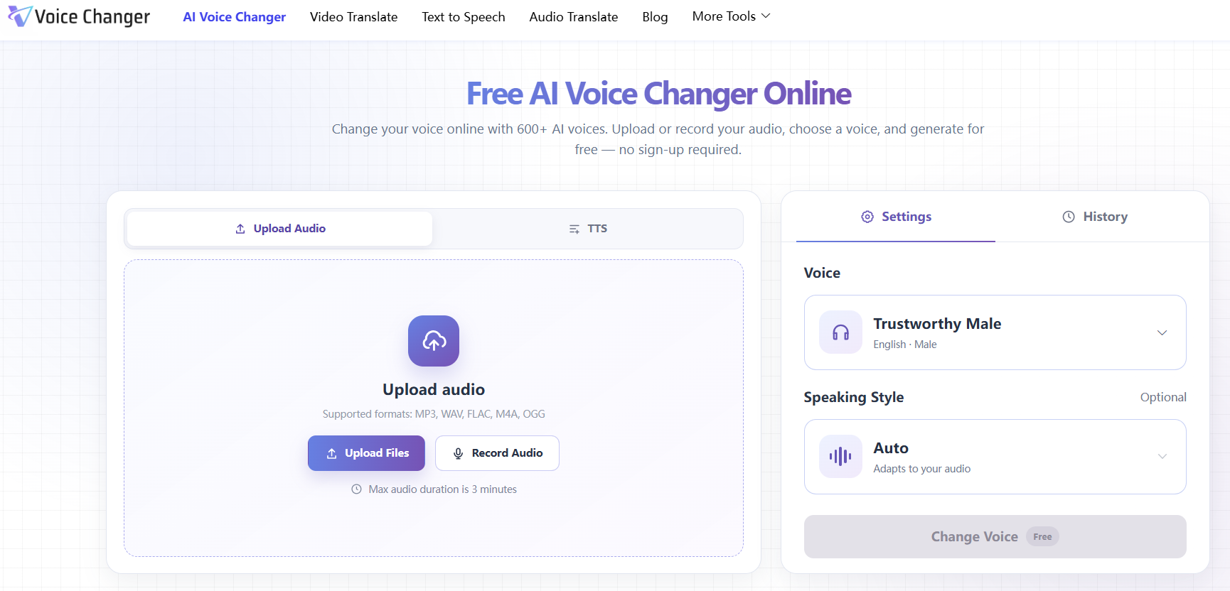 ai voice changer