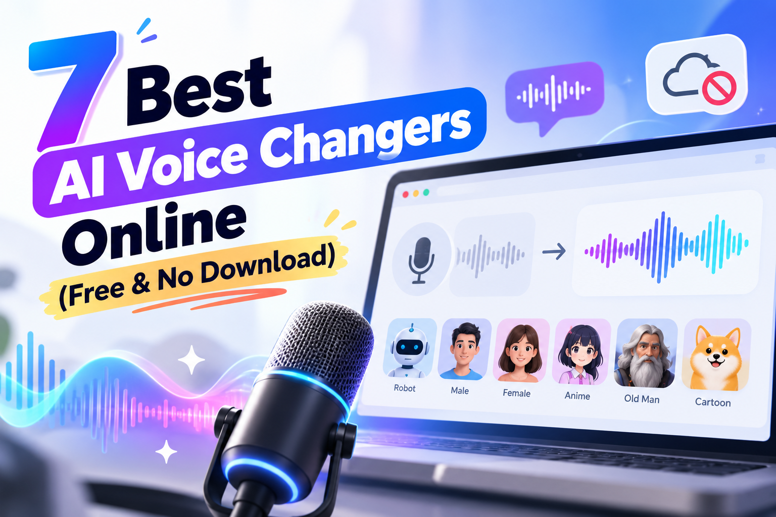 7 Best AI Voice Changers Online (Free & No Download)