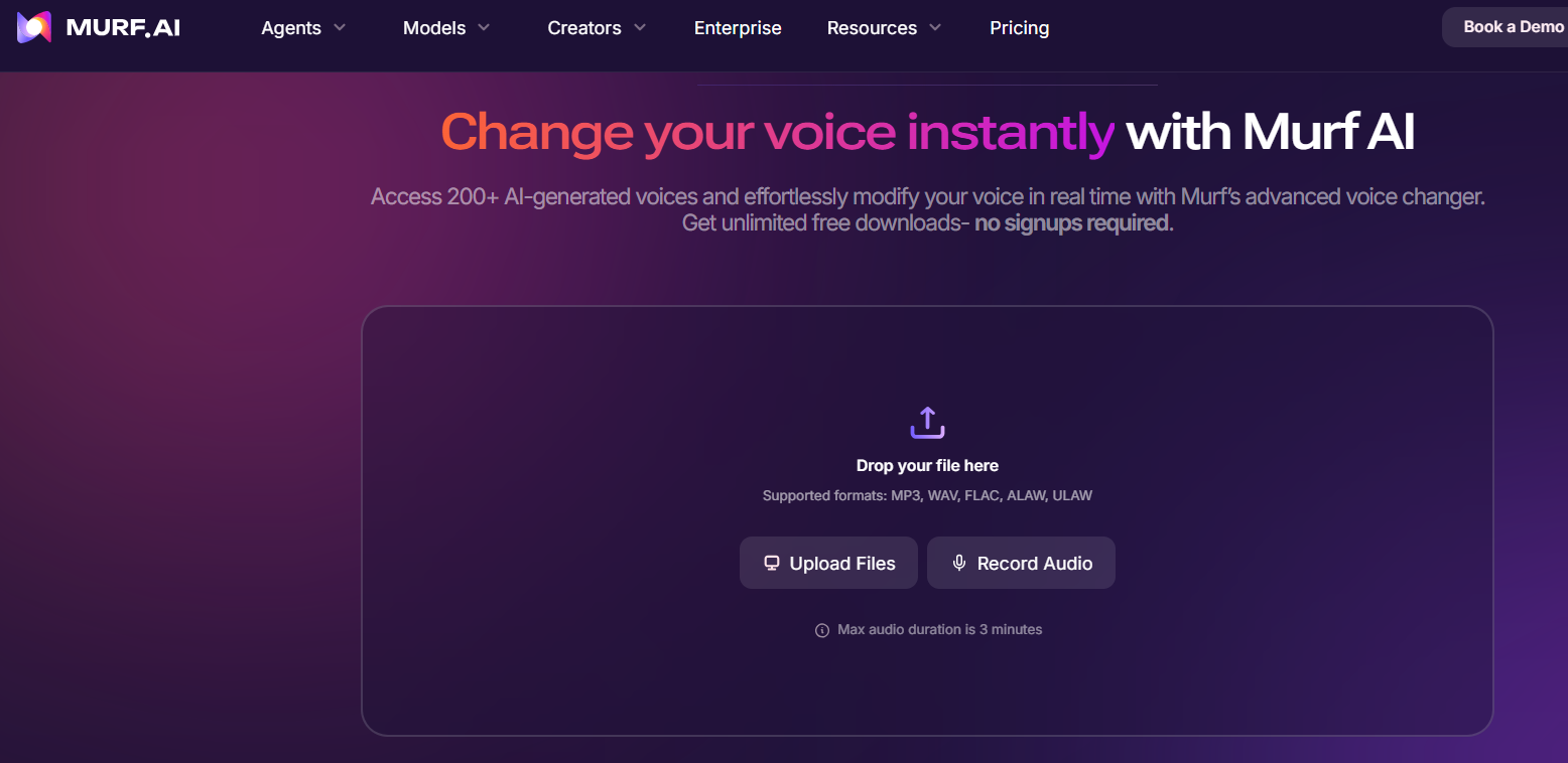 murf ai voice changer