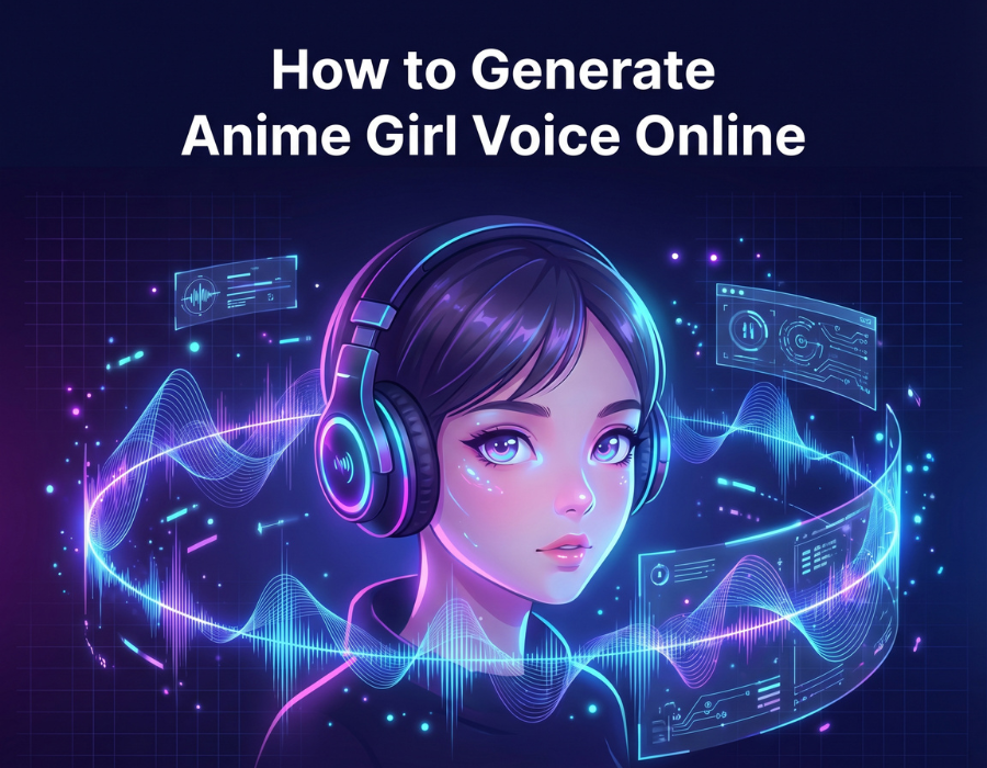 How to Generate Anime Girl Voice with AI Free Online